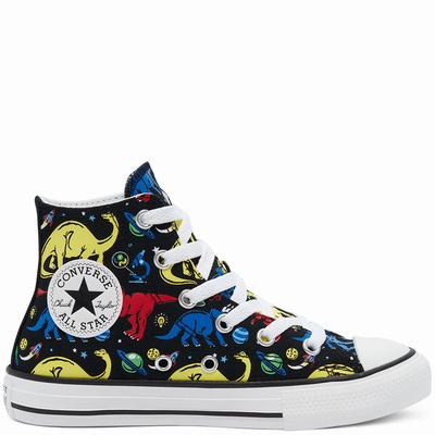 Gyerek Converse Dino Class Chuck Taylor All Star Magasszárú Cipő CO9065372 Fekete/Színes